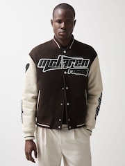 Reiss Brown/Ivory/White Circuit McLaren F1 Team Bomber Jacket - Image 1 of 9