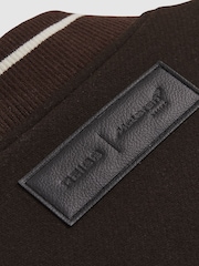 Reiss Brown/Ivory/White Circuit McLaren F1 Team Bomber Jacket - Image 9 of 9