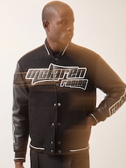 Negro - Reiss Circuit McLaren F1 Team Bomber Jacket - Imagen 4 de 9