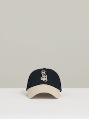 Reiss Jaxon Cotton Contrast-Peak Logo Baseball Cap - Изображение 1 из 5
