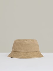 Camel - Reiss Cyrus Cotton Logo-Embroidered Bucket Hat - Изображение 3 из 4