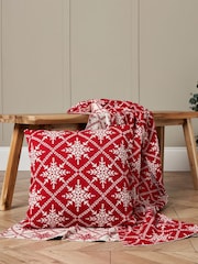 BHS Sand Traditional Design 100% Cotton Cushion - Image 2 of 6
