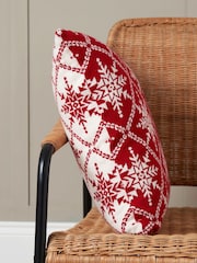 BHS Sand Traditional Design 100% Cotton Cushion - Image 3 of 6