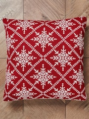 BHS Sand Traditional Design 100% Cotton Cushion - Image 6 of 6