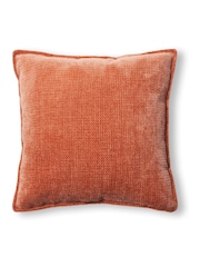 BHS Terracotta Semi Plain Design Flange Edge Cushion - Image 2 of 4