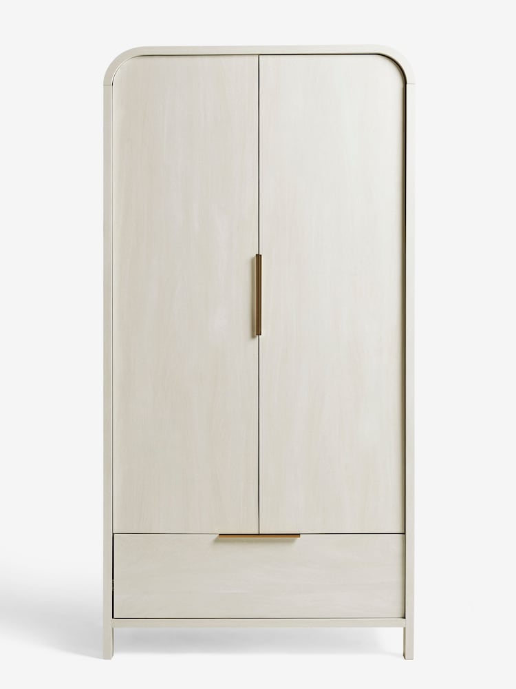 Light Natural Mia Oak Effect Double, 1 Drawer Wardrobe - Image 2 of 7