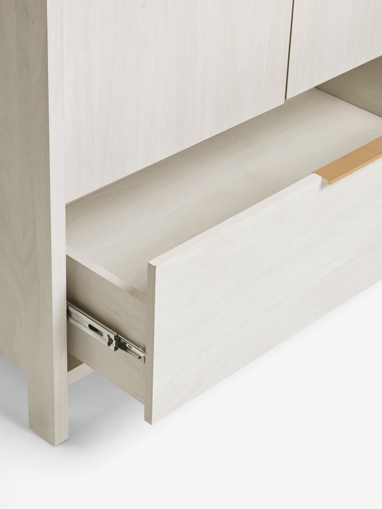 Light Natural Mia Oak Effect Double, 1 Drawer Wardrobe - Image 7 of 7 Light Natural Mia Oak Effect Double, 1 Drawer Wardrobe - Image 7 of 7