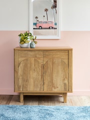 Natural Arches Mango Wood Effect Sideboard - Image 2 of 15