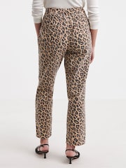 Vaqueros de algodón 100 % con estampado de leopardo de JD Williams - Imagen 2 de 6