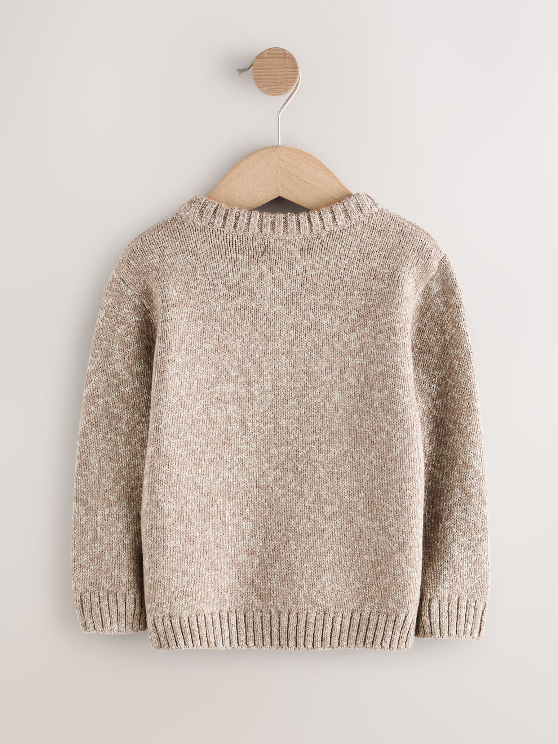 Buy Neutral Dogs Knitted Crew Neck Jumper (3mths-7yrs) from the