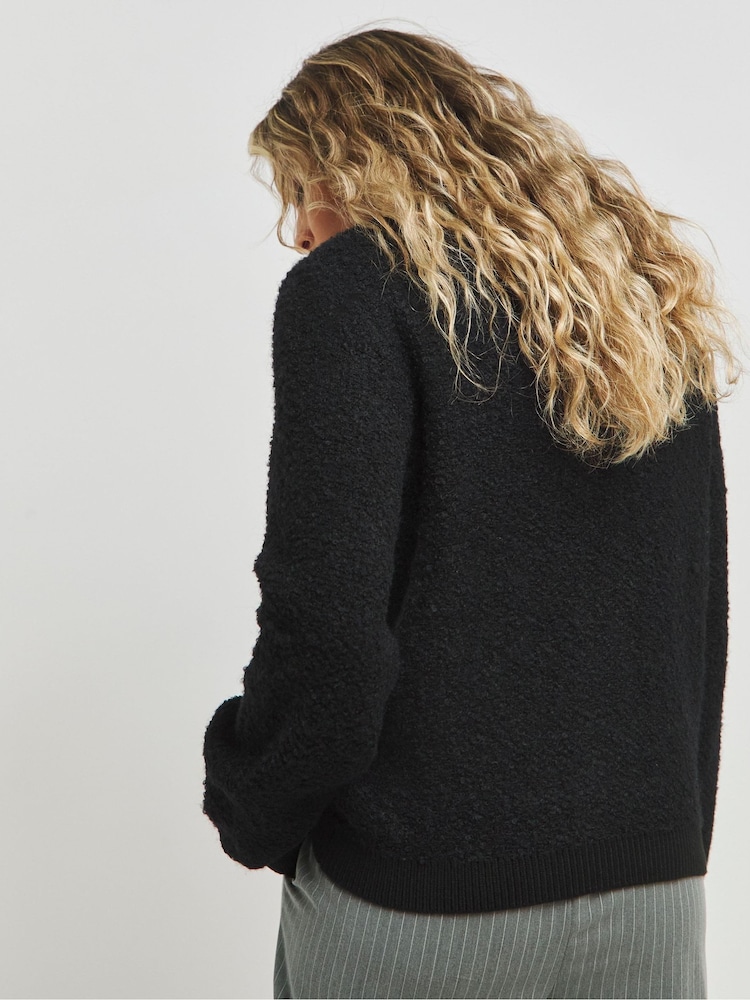 Simply Be Boxy Boucle Cardigan - Imagen 2 de 4 Simply Be Boxy Boucle Cardigan - Imagen 2 de 4
