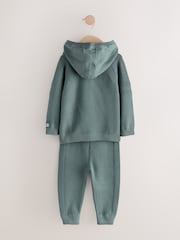 Blue Knitted Hoodie and Leggings Set (3mths-7yrs) - Image 6 of 8