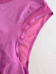Morado/naranja - Pack de 3 braguitas de pernera alta y tiro alto con detalle de malla - Imagen 12 de 12