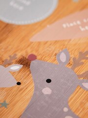 Personalised Treats For Santa & Rudolph Christmas Bamboo Platter by My 1st Years - Image 3 of 4