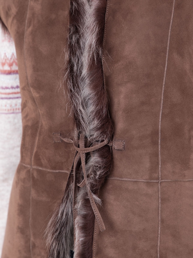 Lakeland Leather Двусторонняя жилетка из тосканы с замшевой отделкой - Image 7 of 7