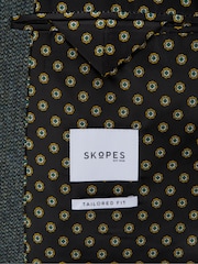 Skopes Grey Tailored Fit Tweed Effect Newsam Jacket - Image 4 of 4