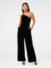 Mono de terciopelo con strass Costanza de Forever New - Imagen 1 de 5