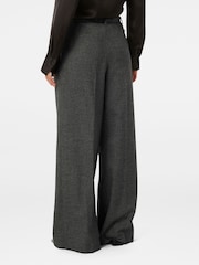 Forever New Grey Charlie Belted Wide Leg Pants - Image 2 of 5