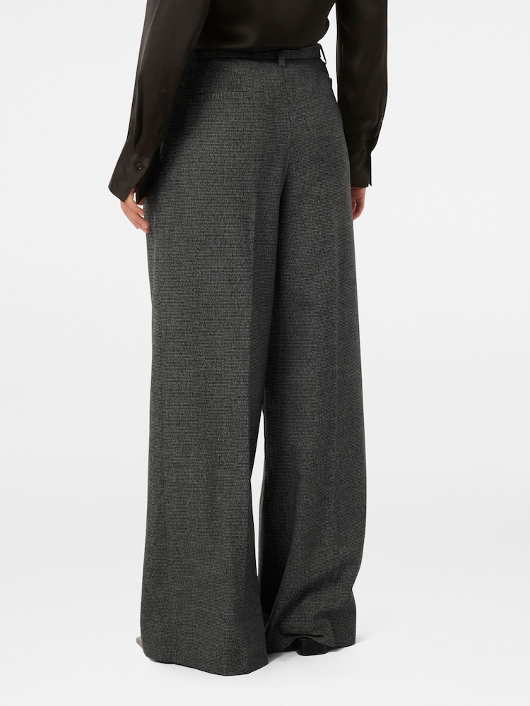 Forever New Grey Charlie Belted Wide Leg Pants - Image 2 of 5