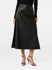 Forever New Renley Midi-Rock aus veganem Leder - Bild 1 von 5