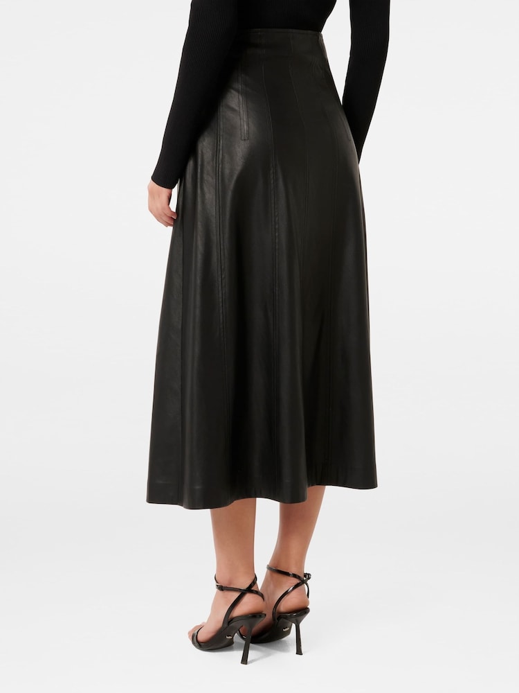 Forever New Renley Midi-Rock aus veganem Leder - Bild 2 von 5