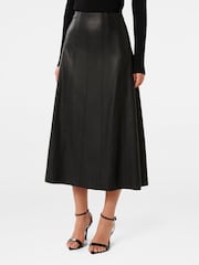 Forever New Renley Midi-Rock aus veganem Leder - Bild 4 von 5