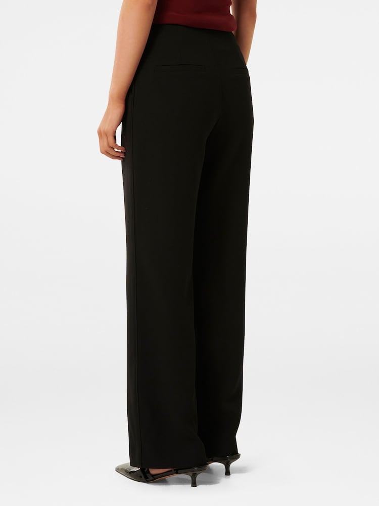 Forever New Black Allegra Side Detail Wide Leg Pants - Image 2 of 5 Forever New Black Allegra Side Detail Wide Leg Pants - Image 2 of 5