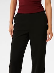 Forever New Black Allegra Side Detail Wide Leg Pants - Image 3 of 5