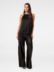 Forever New Emily Embellished Decolteu vârf halter Top - Image 5 of 5