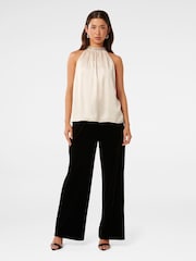 Forever New White Emily Embellished Halter Neck Top - Image 5 of 5