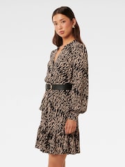 Forever New Black Hollie Blouson Sleeves Mini Dress - Image 4 of 5