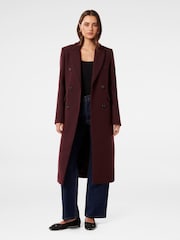 Forever New Purple Chandelle Double Breasted Coat - Image 3 of 7