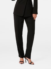 Forever New Black Taylor Tapered Tuxedo Pants - Image 1 of 5