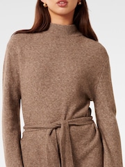 Forever New Brown Jada Knitted Sweater Dress - Image 3 of 4