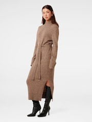 Forever New Brown Jada Knitted Sweater Dress - Image 4 of 4