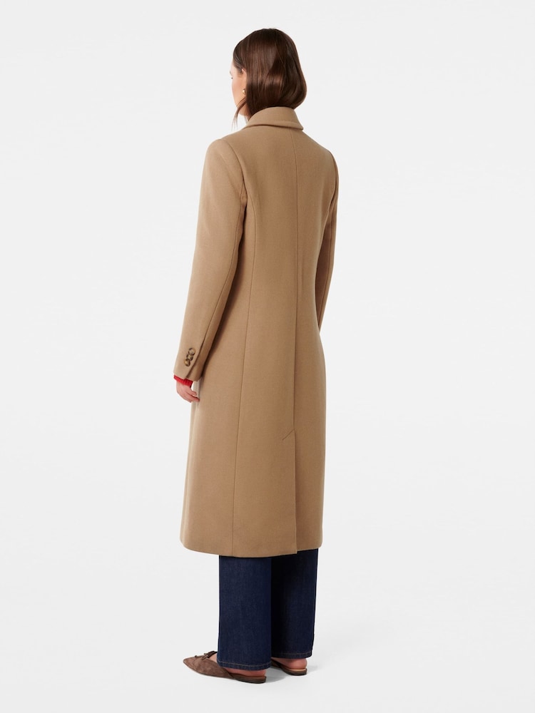 Forever New Brown Chandelle Double Breasted Coat - Image 2 of 5