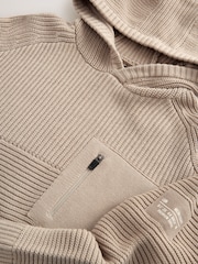 Neutral Utility Knitted Hoodie (3-16yrs) - Image 15 of 16