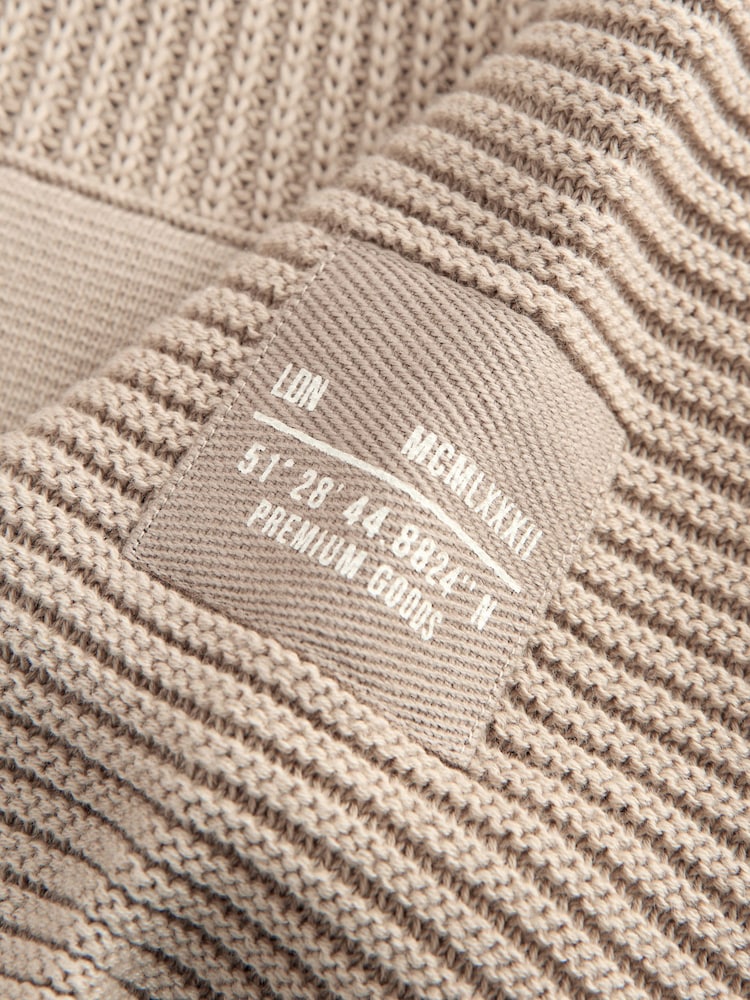 Neutral Utility Knitted Hoodie (3-16yrs) - Image 16 of 16