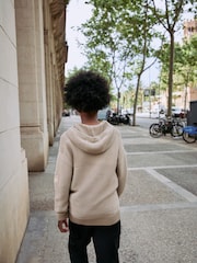 Neutral Utility Knitted Hoodie (3-16yrs) - Image 2 of 16