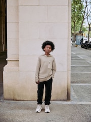Neutral Utility Knitted Hoodie (3-16yrs) - Image 7 of 16