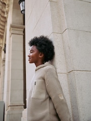 Neutral Utility Knitted Hoodie (3-16yrs) - Image 8 of 16