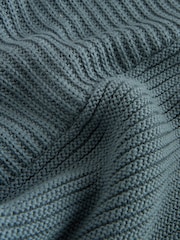 Blue Utility Knitted Hoodie (3-16yrs) - Image 8 of 10
