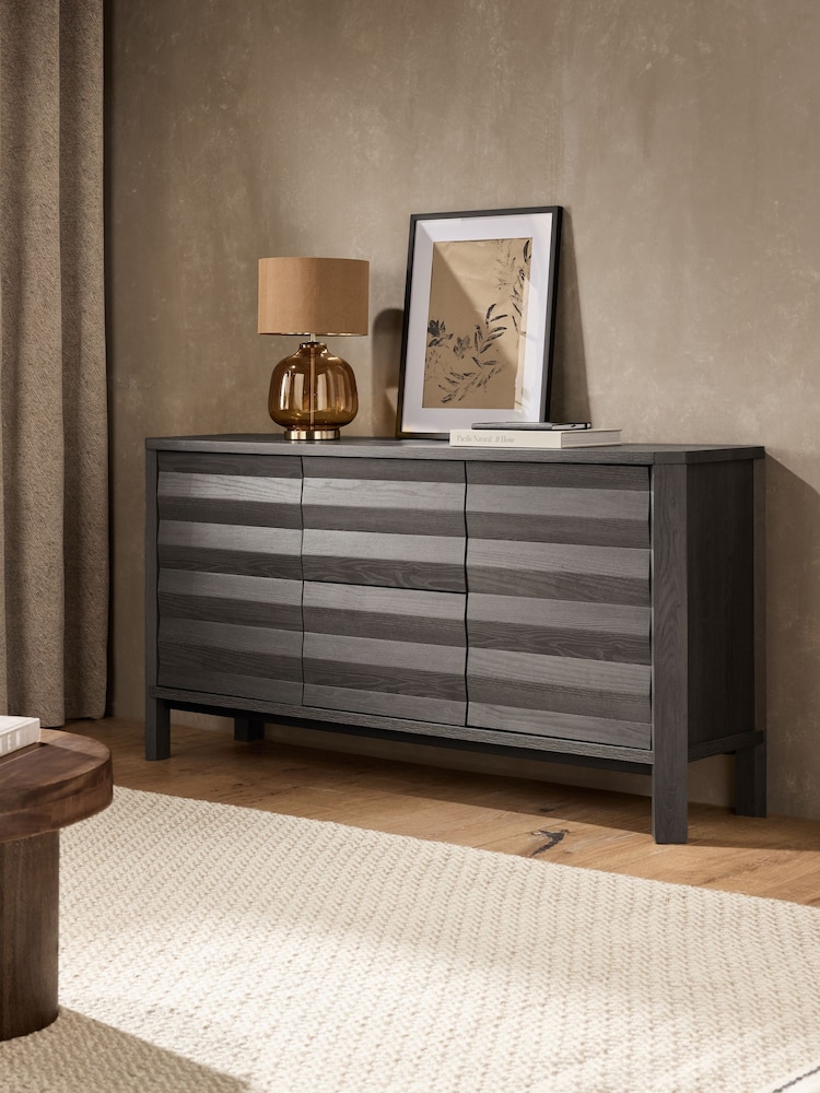 Dark Nomad Geo Large Sideboard - Image 1 of 12