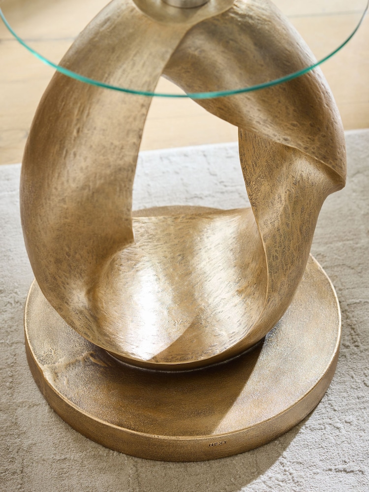 Gold Loop Side Table - Image 2 of 6