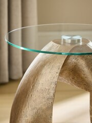 Gold Loop Side Table - Image 3 of 6