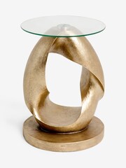 Gold Loop Side Table - Image 4 of 6