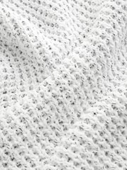 Light Grey Utility Knitted Crew Neck Jumper (3-16yrs) - Image 9 of 9