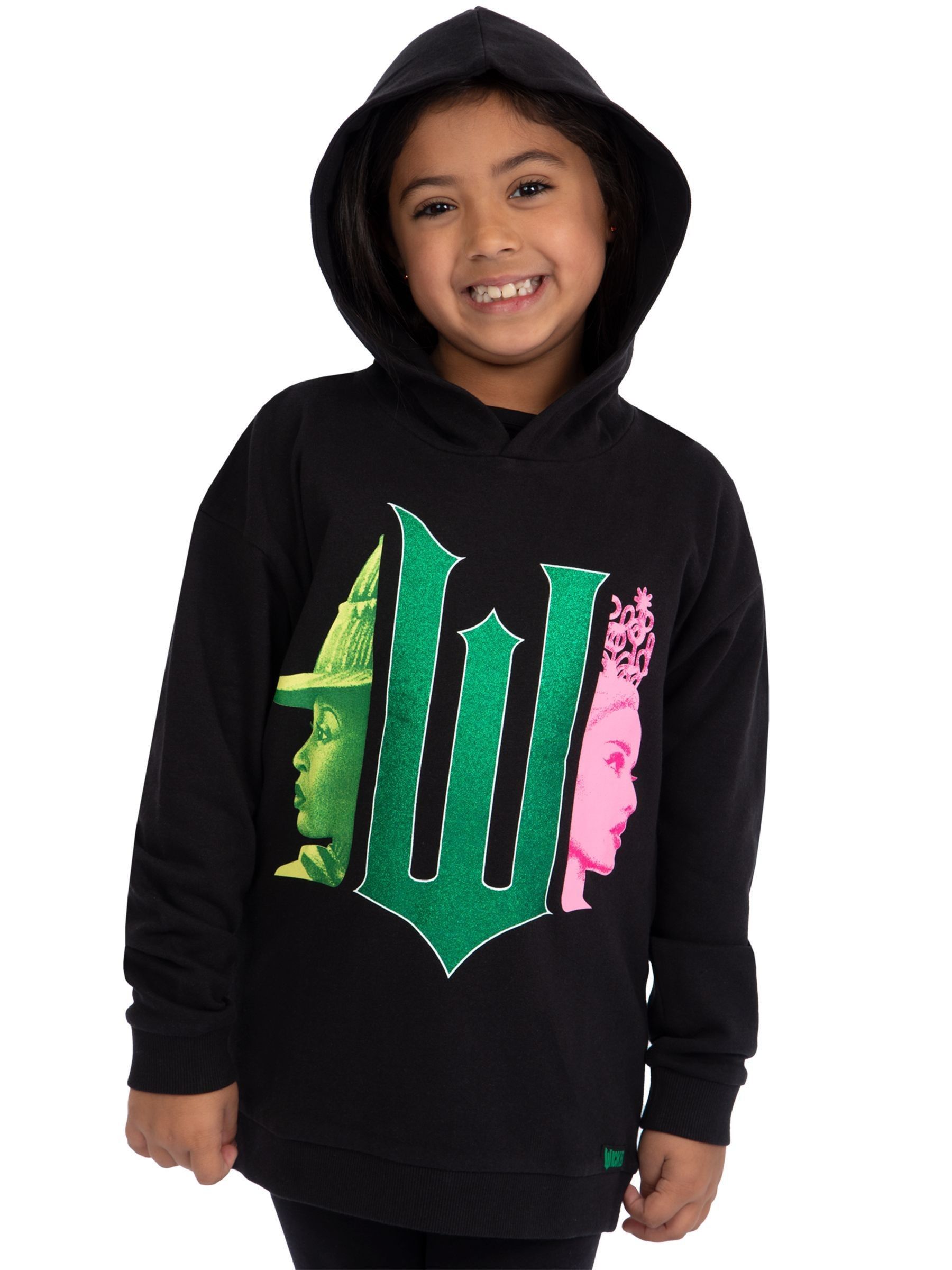 Buy Character Black Wicked Elphaba And Glinda 100% Cotton Hoodie