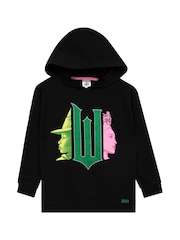 Character Black Wicked Elphaba And Glinda 100% Cotton Hoodie - Image 7 of 10