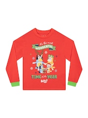 Character Red Bluey And Bingo Christmas Pyjamas - Image 2 of 7